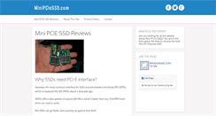 Desktop Screenshot of minipciessd.com