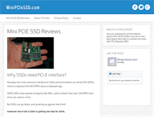 Tablet Screenshot of minipciessd.com